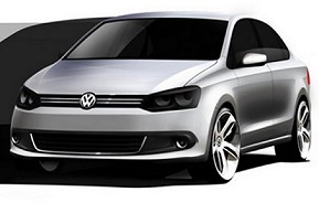 Vazam fotos do novo Polo Sedan