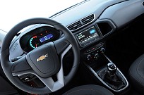 Chevrolet Painel é semelhante ao do Cobalt e da Spin