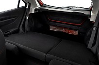 Chevrolet Com banco rebatido, espaço para carga aumenta consideravelmente