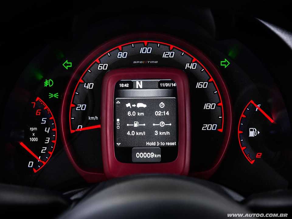 Fiat�Uno 2016 - painel de instrumentos