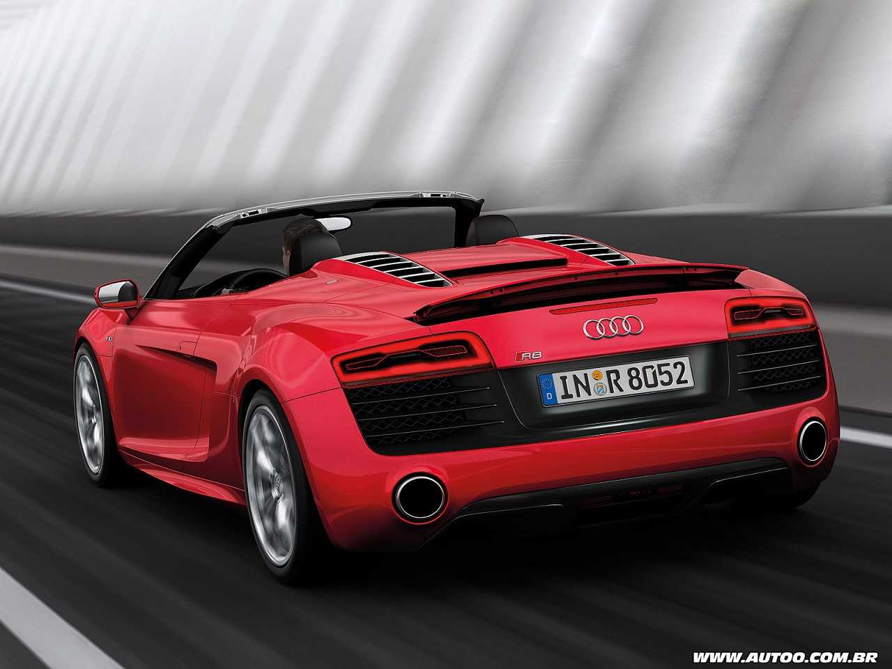 Audi�R8 Spyder 2015 - �ngulo traseiro