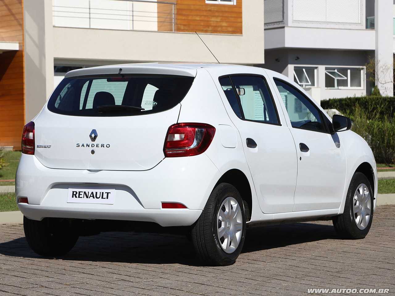 RenaultSandero 2016 - ngulo traseiro
