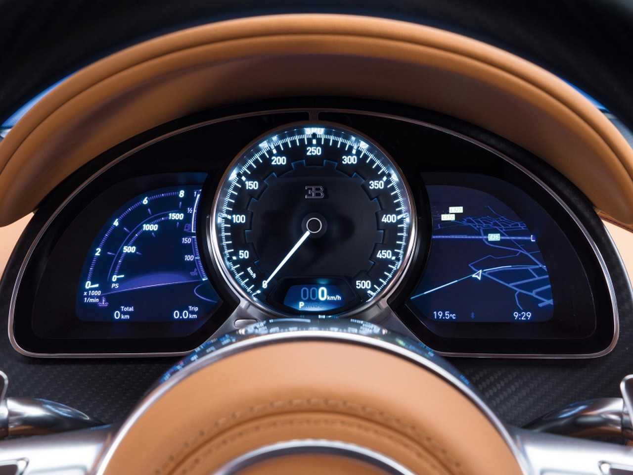 Bugatti�Chiron 2017 - painel