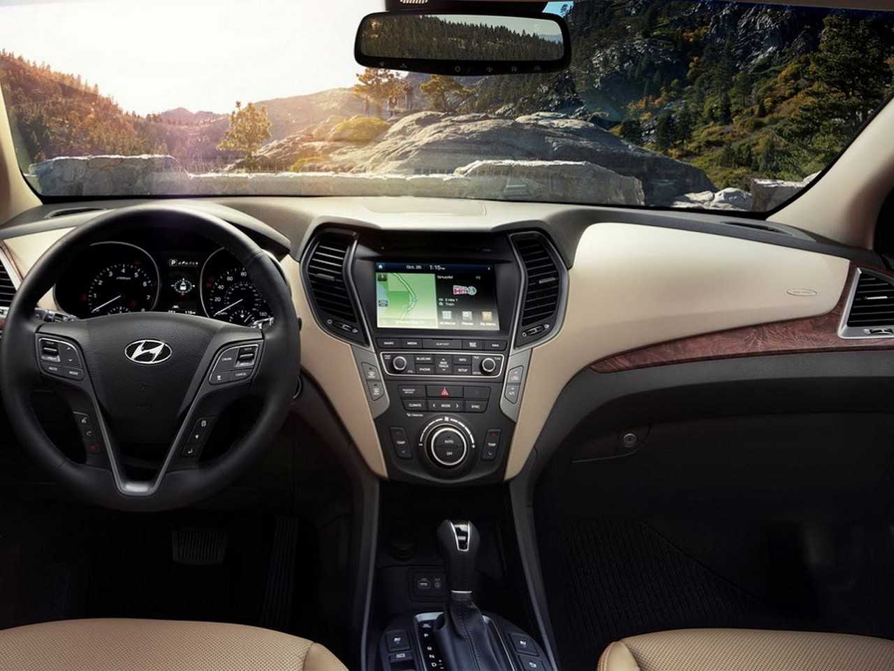 Hyundai�Santa Fe - Foto 34 de 42 - 1600 x 1200 pixels2017 - painel