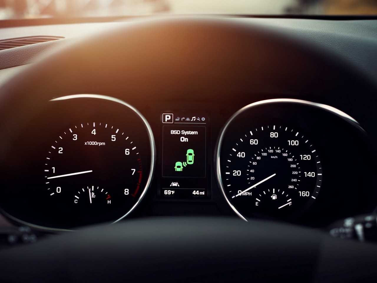 Hyundai�Santa Fe 2017 - painel de instrumentos