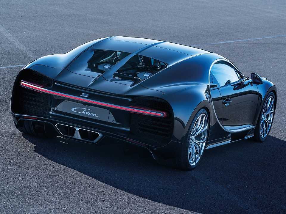 BugattiChiron 2017 - ngulo traseiro