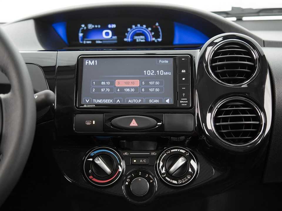 Toyota Etios 2017 - console central