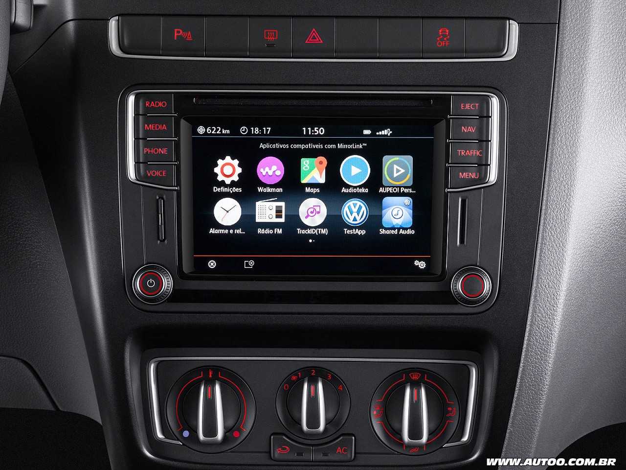 VolkswagenFox 2017 - console central