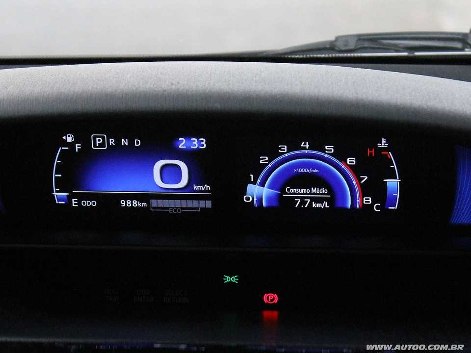 Toyota Etios 2017 - painel de instrumentos