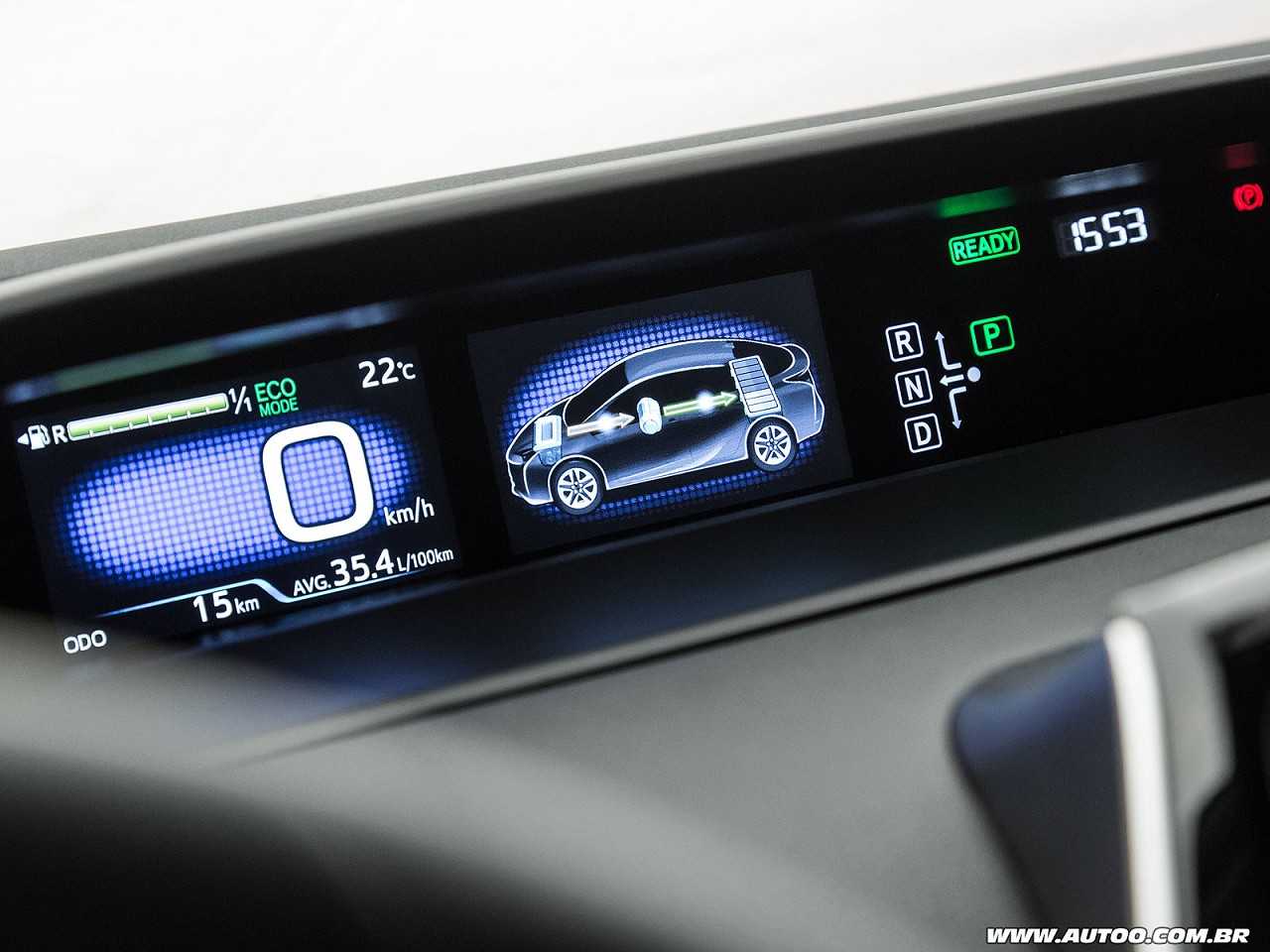 Toyota�Prius 2016 - painel de instrumentos