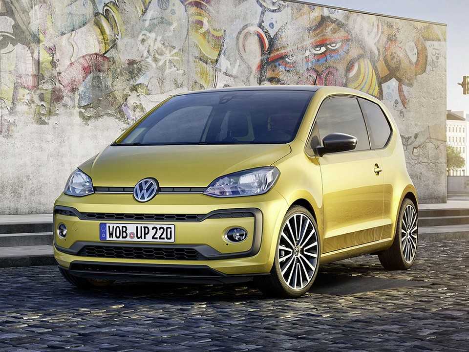 Discreto facelift do Volkswagen up! que estrou no começo de 2016 na Europa