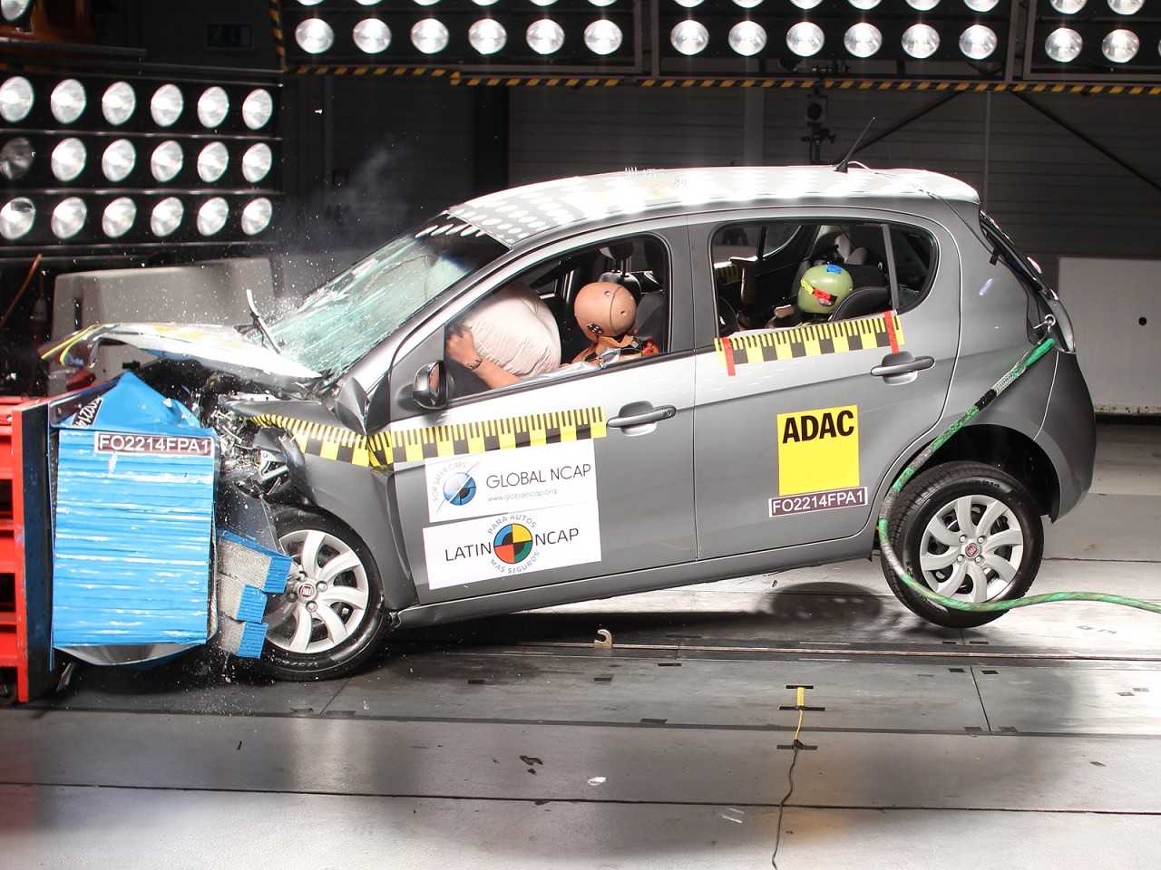 Fiat Palio volta a ser testado pelo Latin NCAP