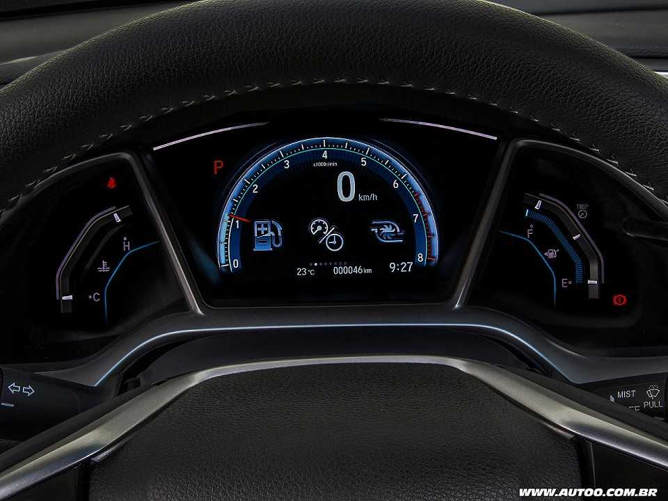 Honda�Civic 2017 - painel de instrumentos