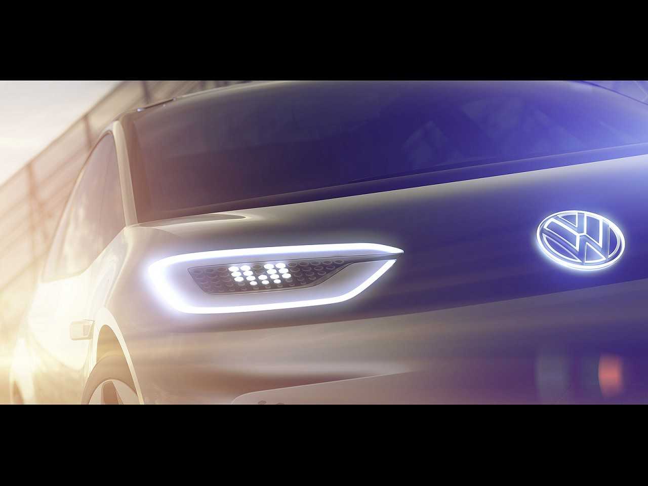 Teaser do futuro eltrico da VW, que promete revolucionar a categoria