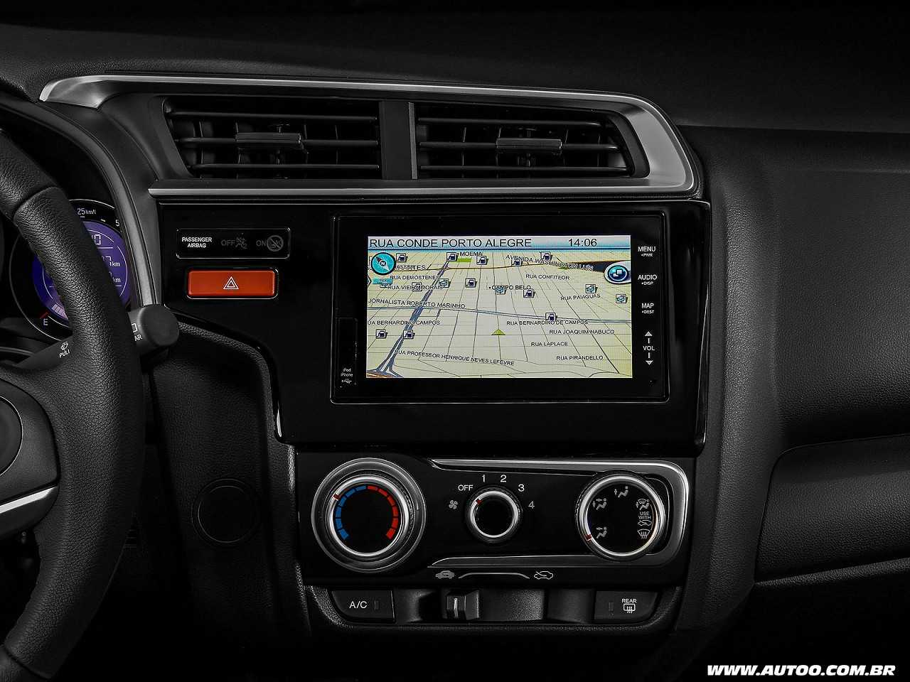 Honda�Fit - Foto 42 de 58 - 1600 x 1200 pixels2017 - console central
