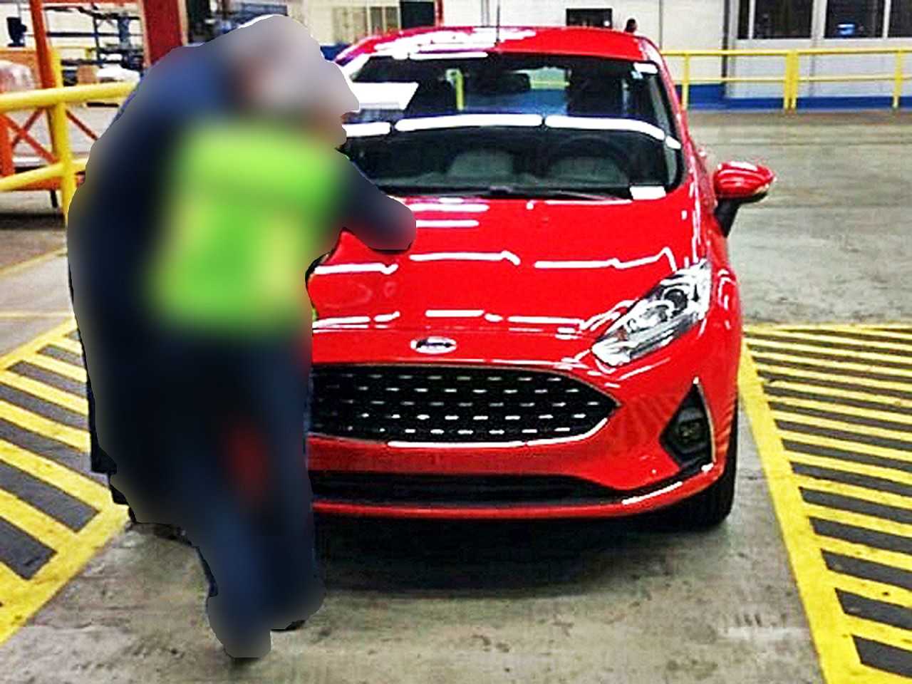 Imagem vazada do novo Ford Fiesta 2018