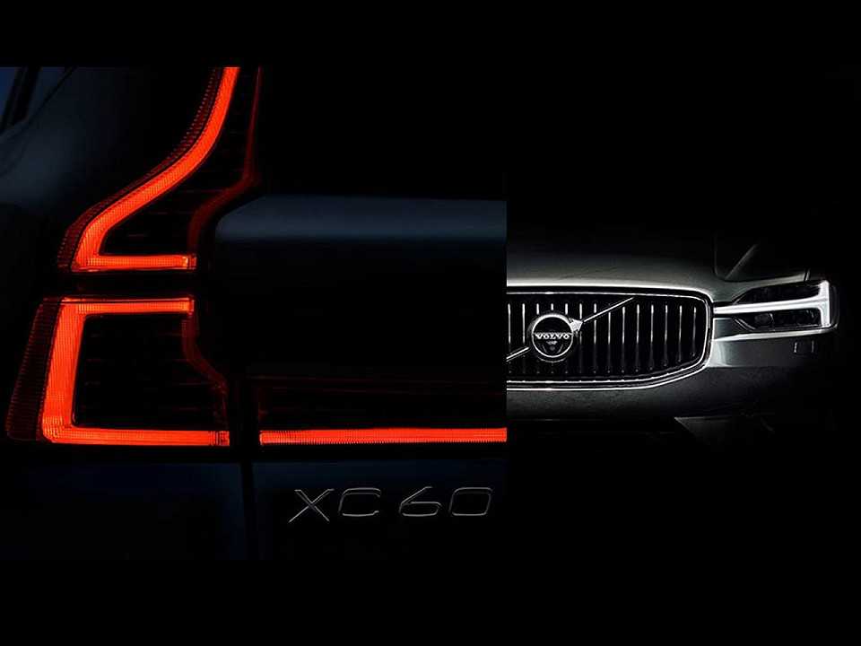 Teaser antecipando o novo Volvo XC60 2018