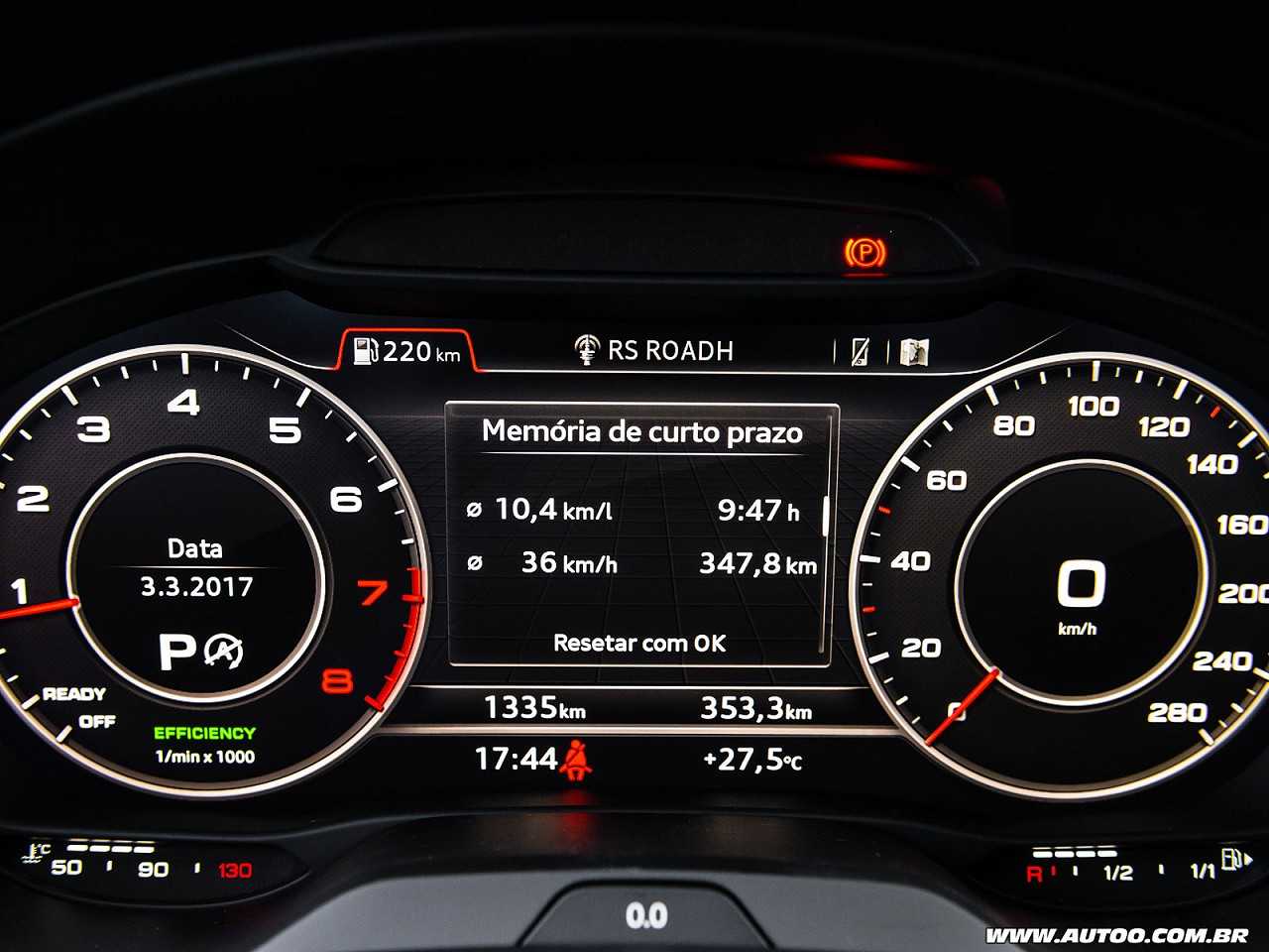 Audi�A3 Sedan 2017 - painel de instrumentos