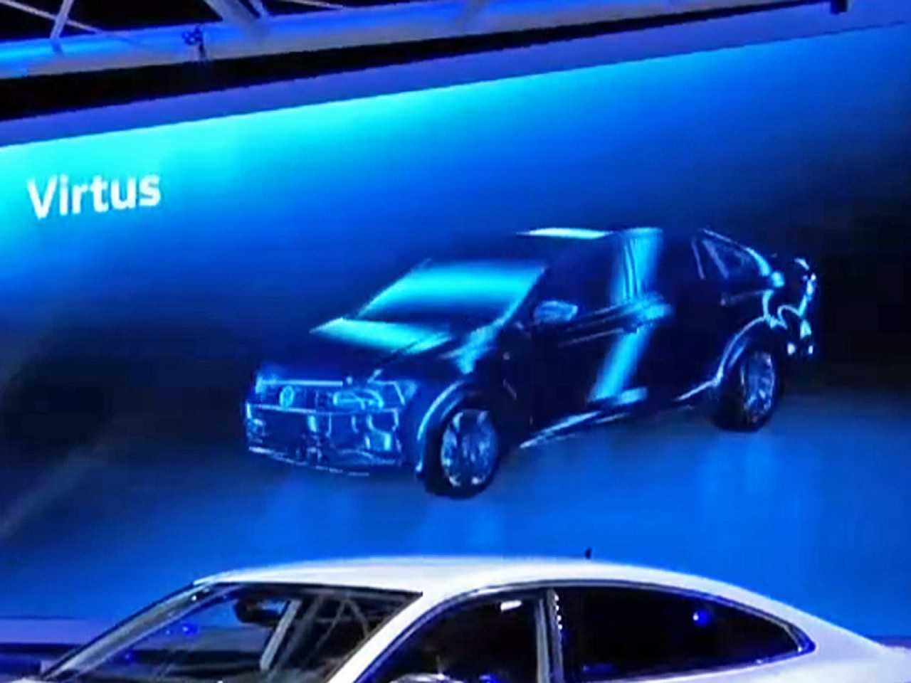 VolkswagenVirtus 2018 - ngulo frontal