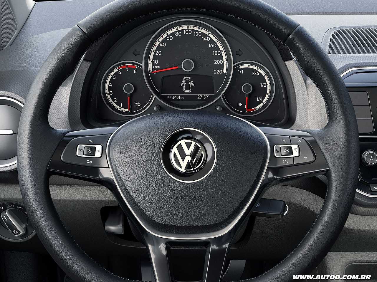 Volkswagen�up! - Foto 40 de 74 - 1600 x 1200 pixels2018 - painel de instrumentos
