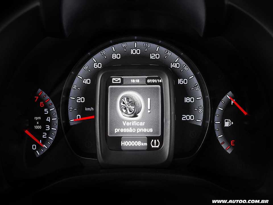 Fiat�Uno 2018 - painel de instrumentos