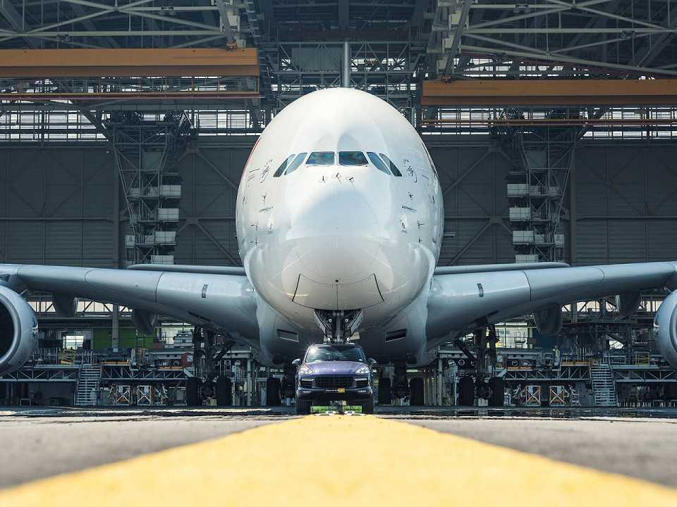 O Cayenne e o A380: desafio gigante