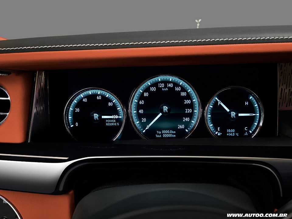 Rolls-Royce�Phantom 2018 - painel de instrumentos