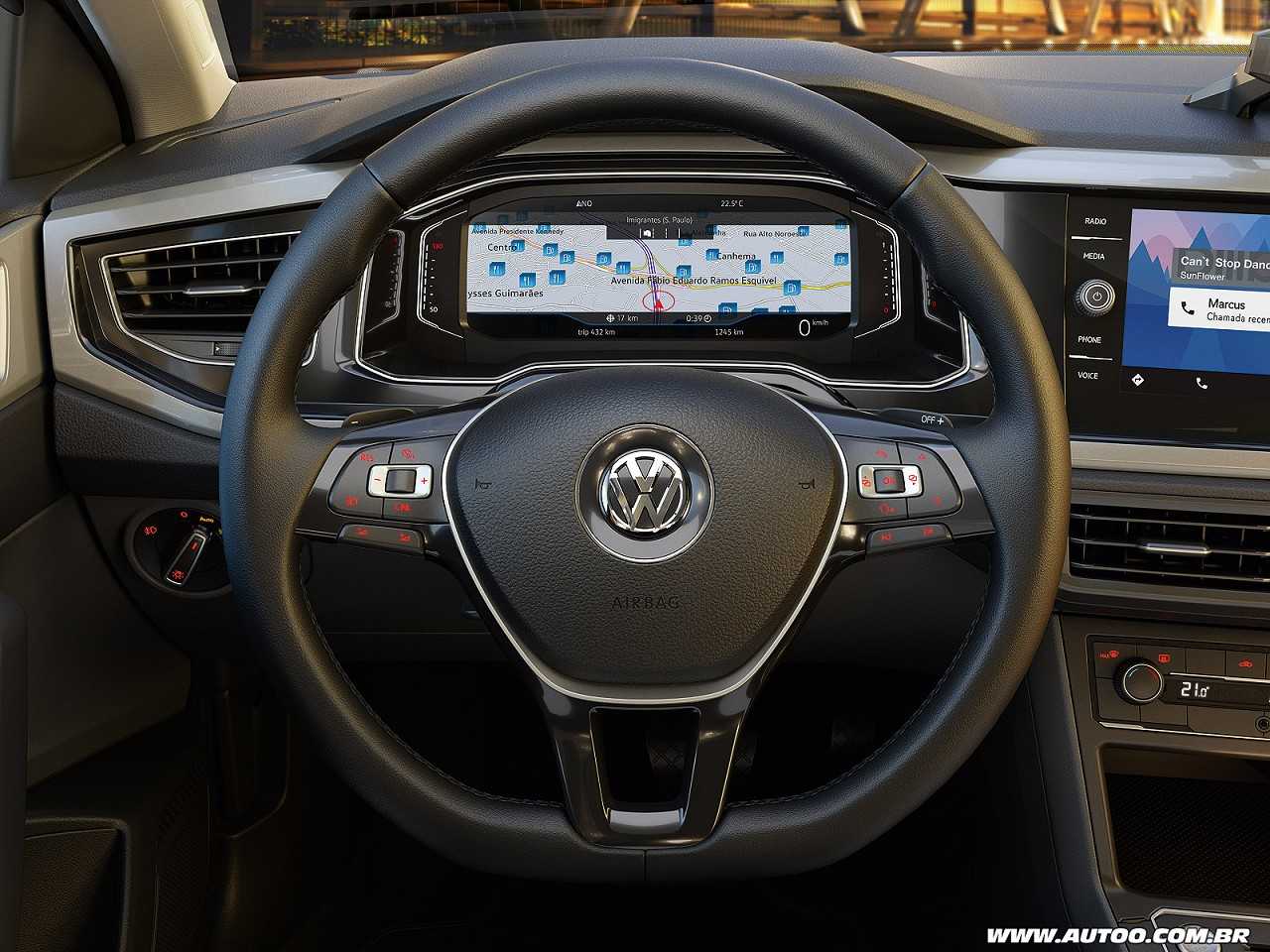 VolkswagenPolo 2018 - painel de instrumentos