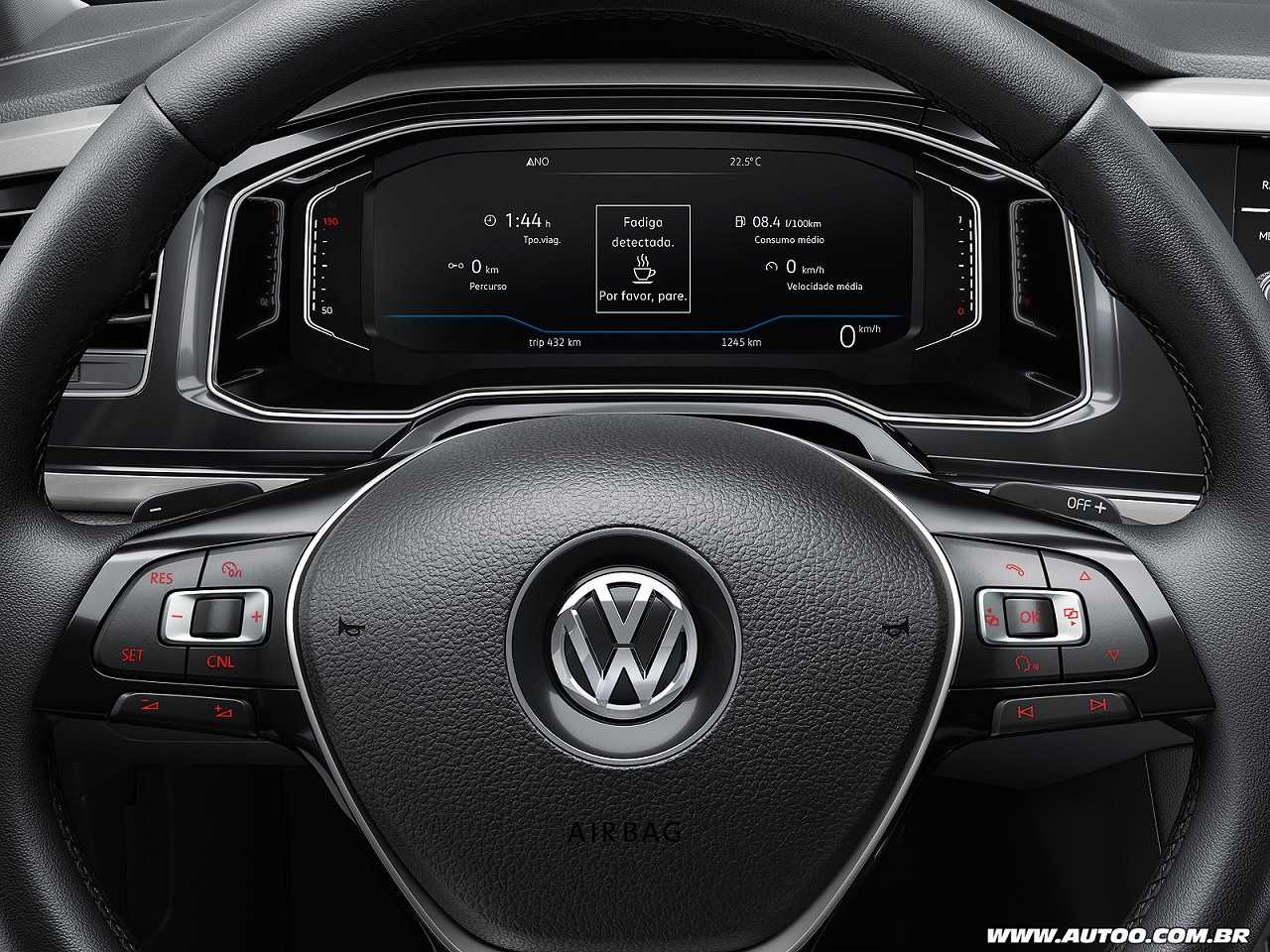 VolkswagenVirtus 2018 - painel de instrumentos