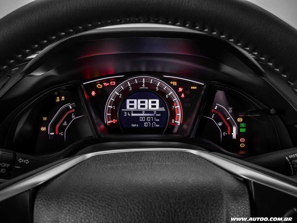 Honda�Civic 2018 - painel de instrumentos