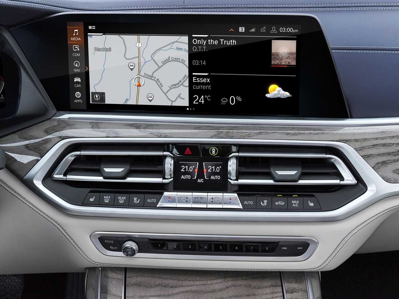 BMWX7 2019 - console central