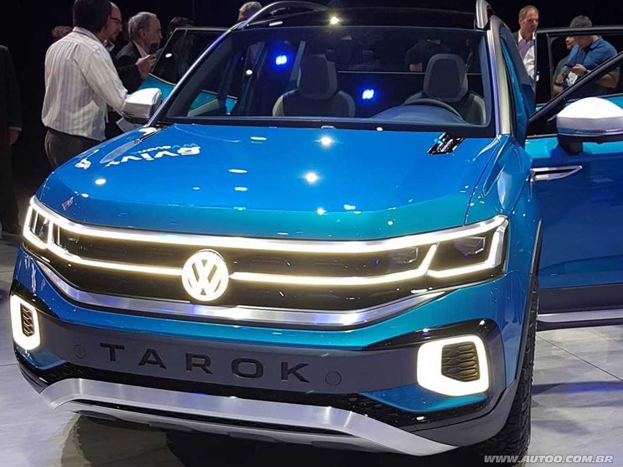 VolkswagenTarok 2020 - ngulo frontal