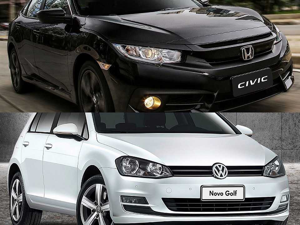Honda Civic Sport e Volkswagen Golf