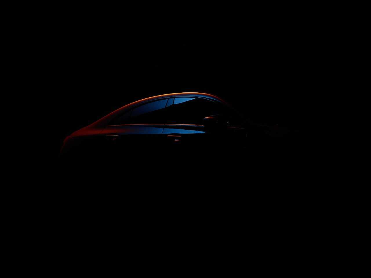 Acima o primeiro teaser da nova gerao do Mercedes-Benz CLA