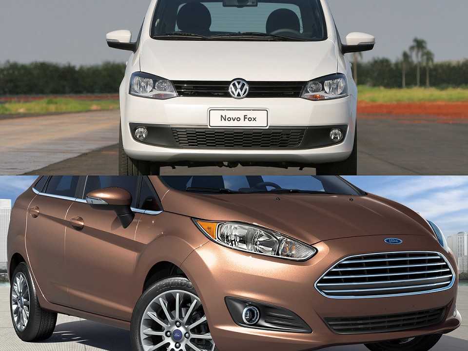 Volkswagen Fox Prime e Ford New Fiesta