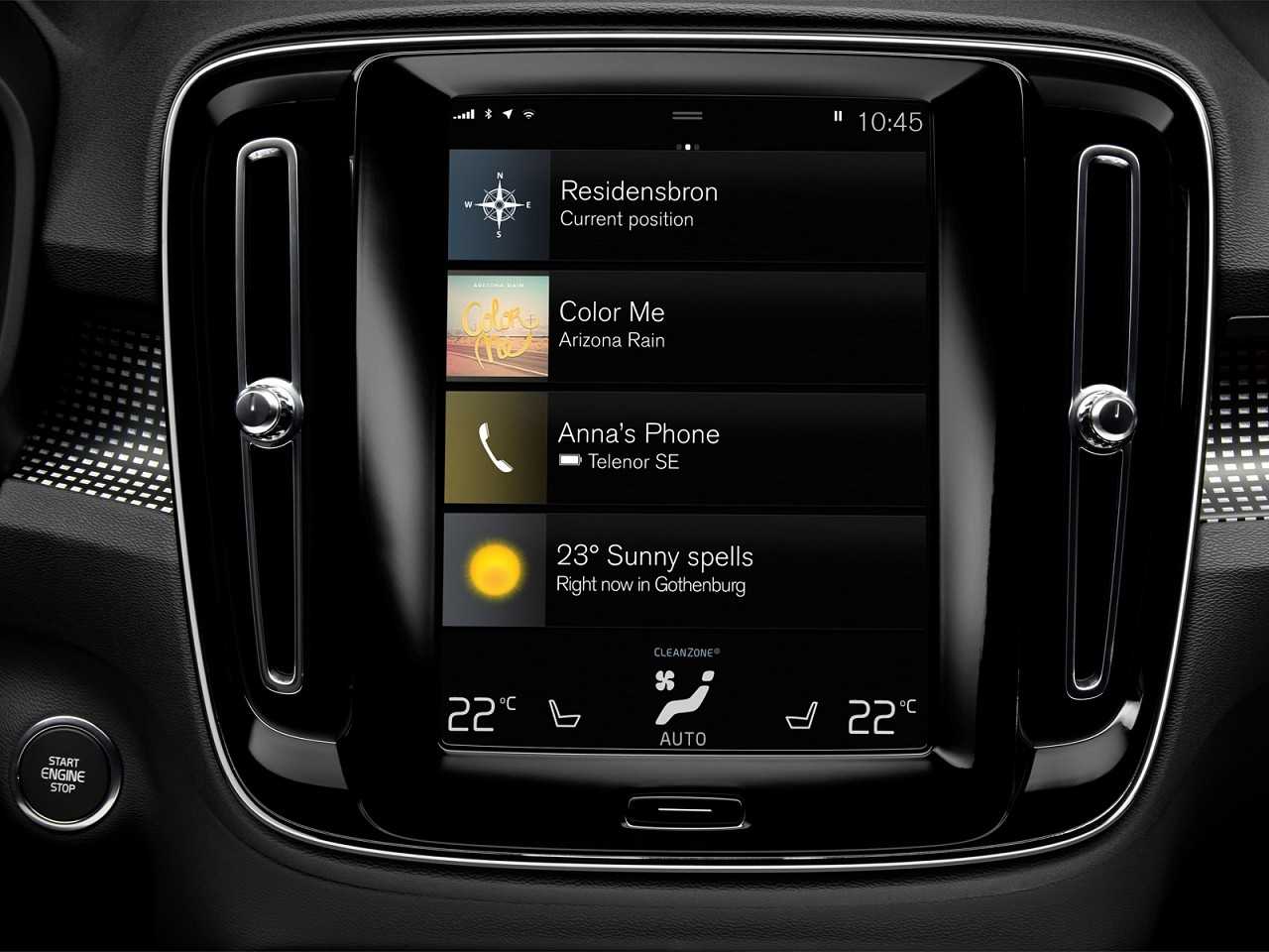 Volvo�XC40 2019 - console central