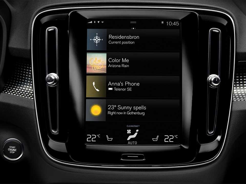 Volvo�XC40 2019 - console central
