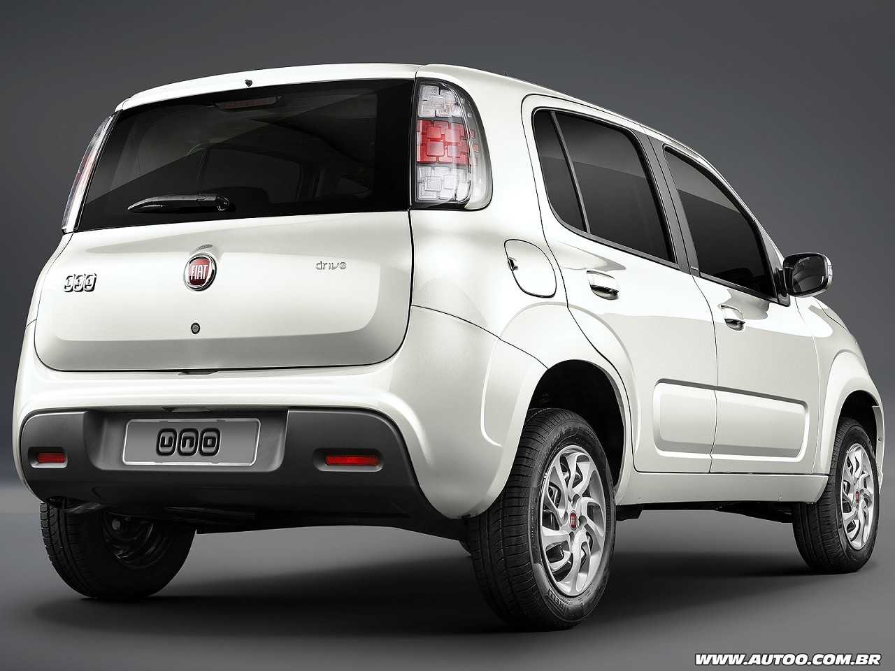 Fiat�Uno 2018 - �ngulo traseiro