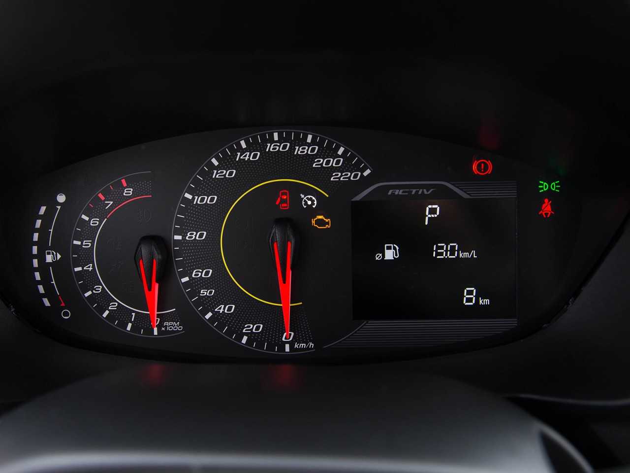 Chevrolet�Spin 2019 - painel de instrumentos
