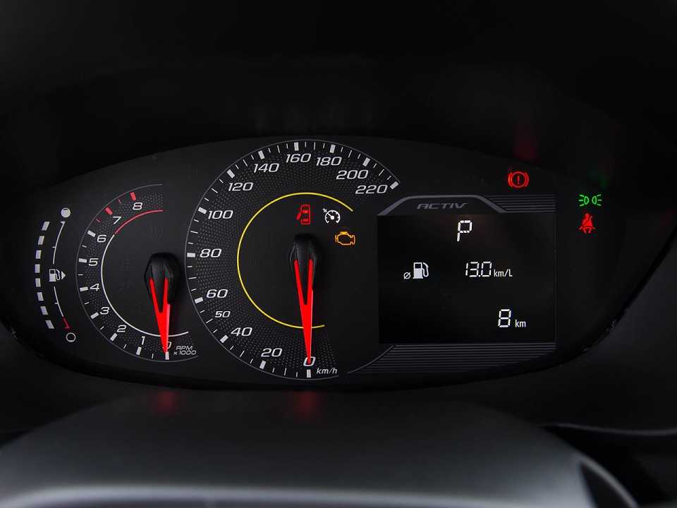 Chevrolet�Spin 2019 - painel de instrumentos