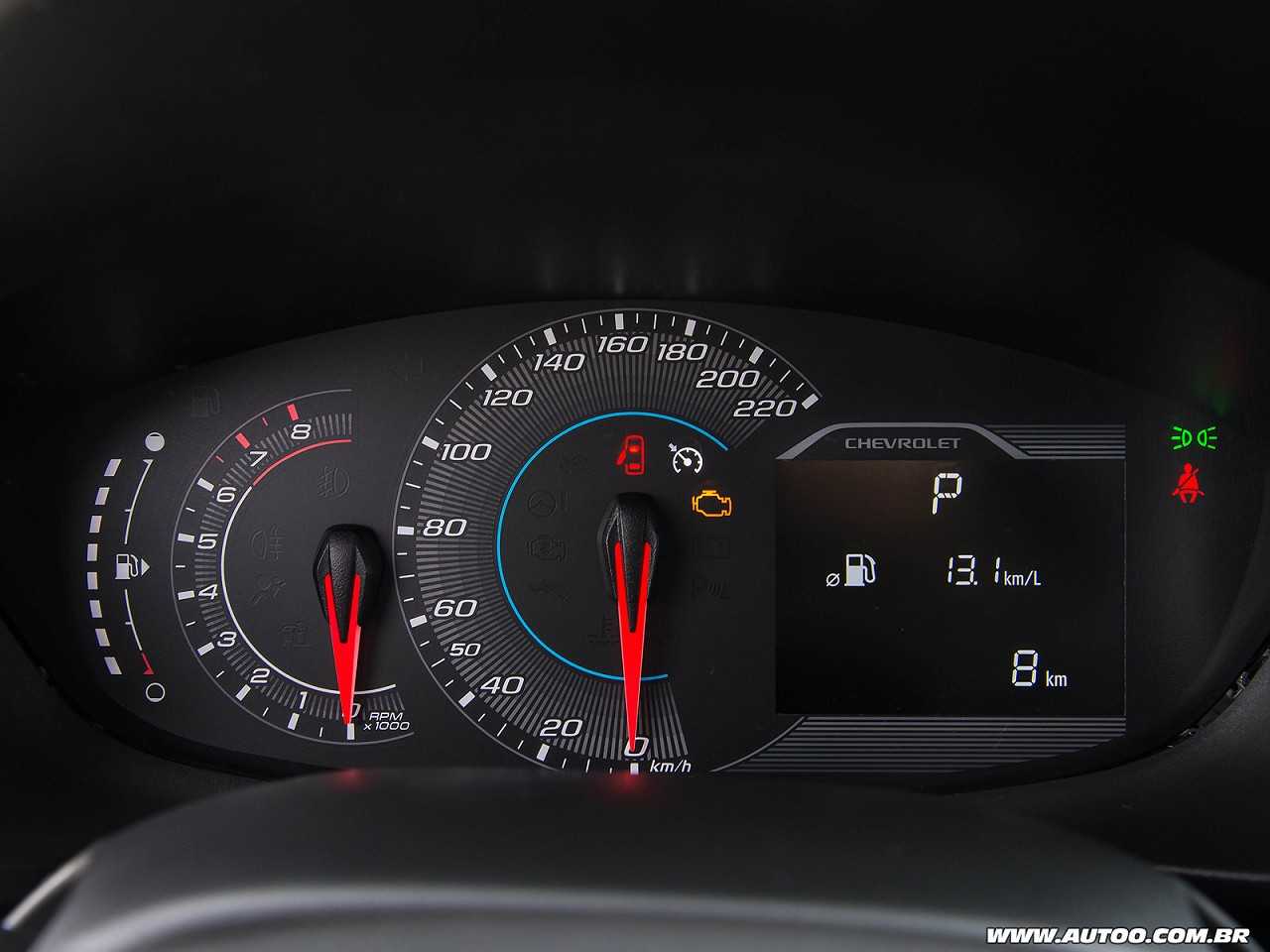 Chevrolet�Spin 2019 - painel de instrumentos