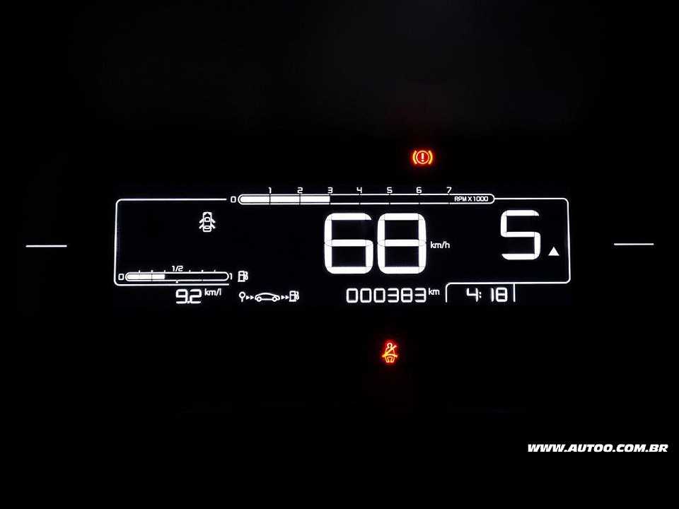 Peugeot�Partner 2019 - painel de instrumentos