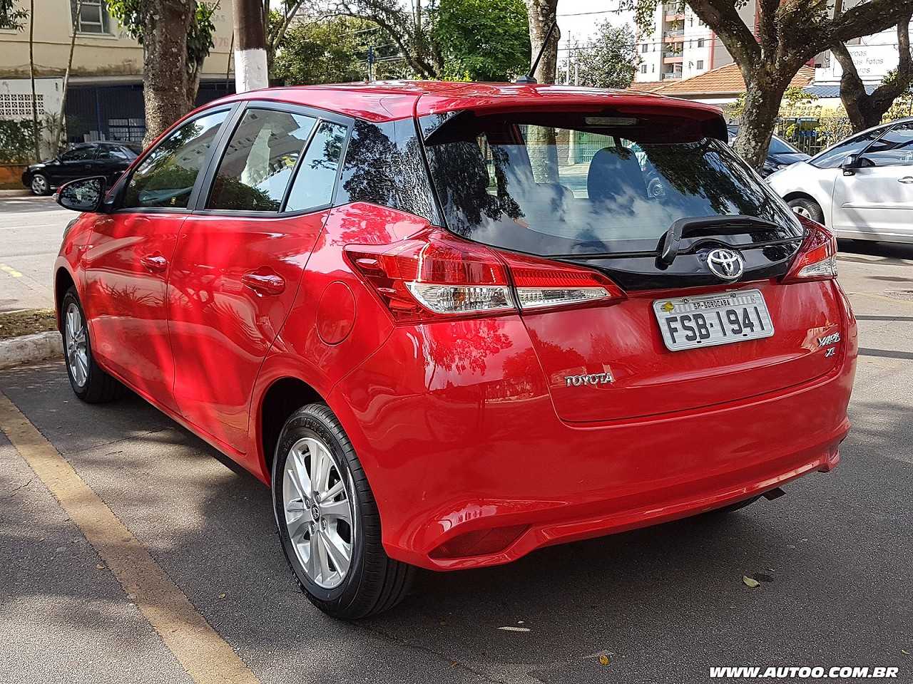 Toyota�Yaris 2019 - �ngulo traseiro