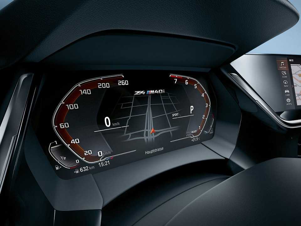 BMW�Z4 2019 - painel de instrumentos