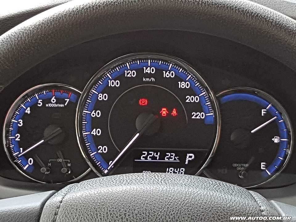 Toyota�Yaris 2019 - painel de instrumentos