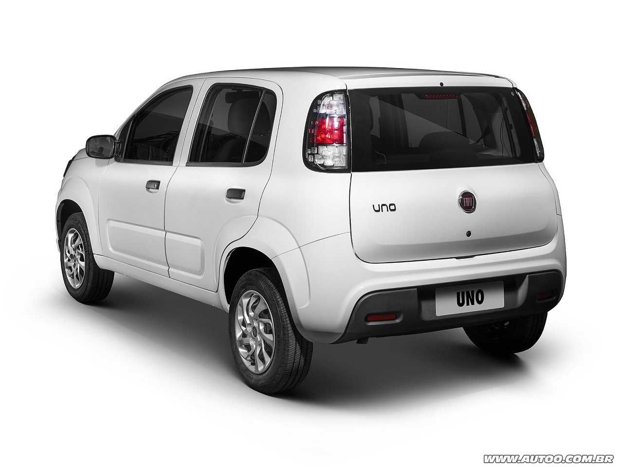 Fiat�Uno 2019 - �ngulo traseiro