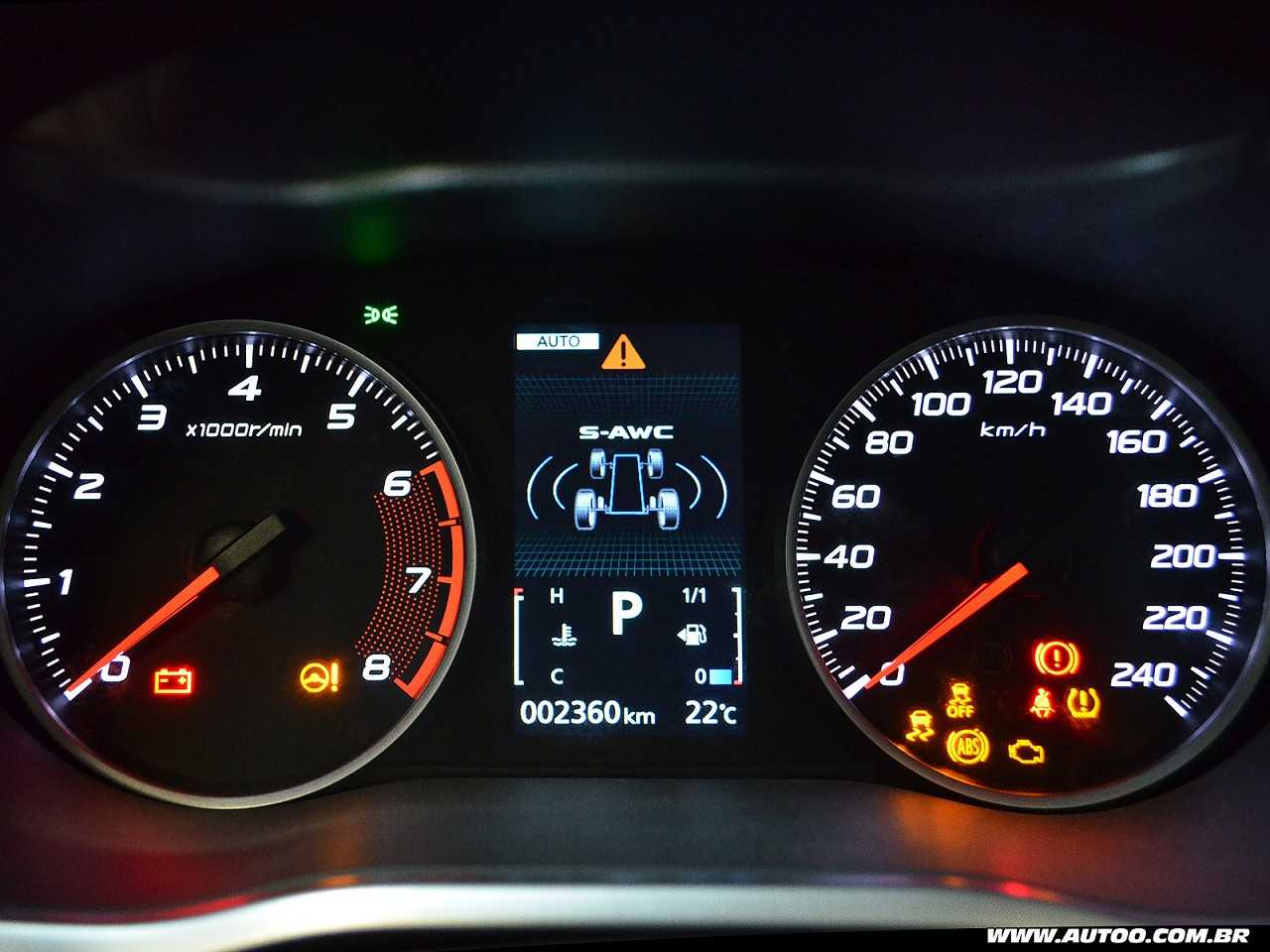 Mitsubishi�Eclipse Cross 2019 - painel de instrumentos