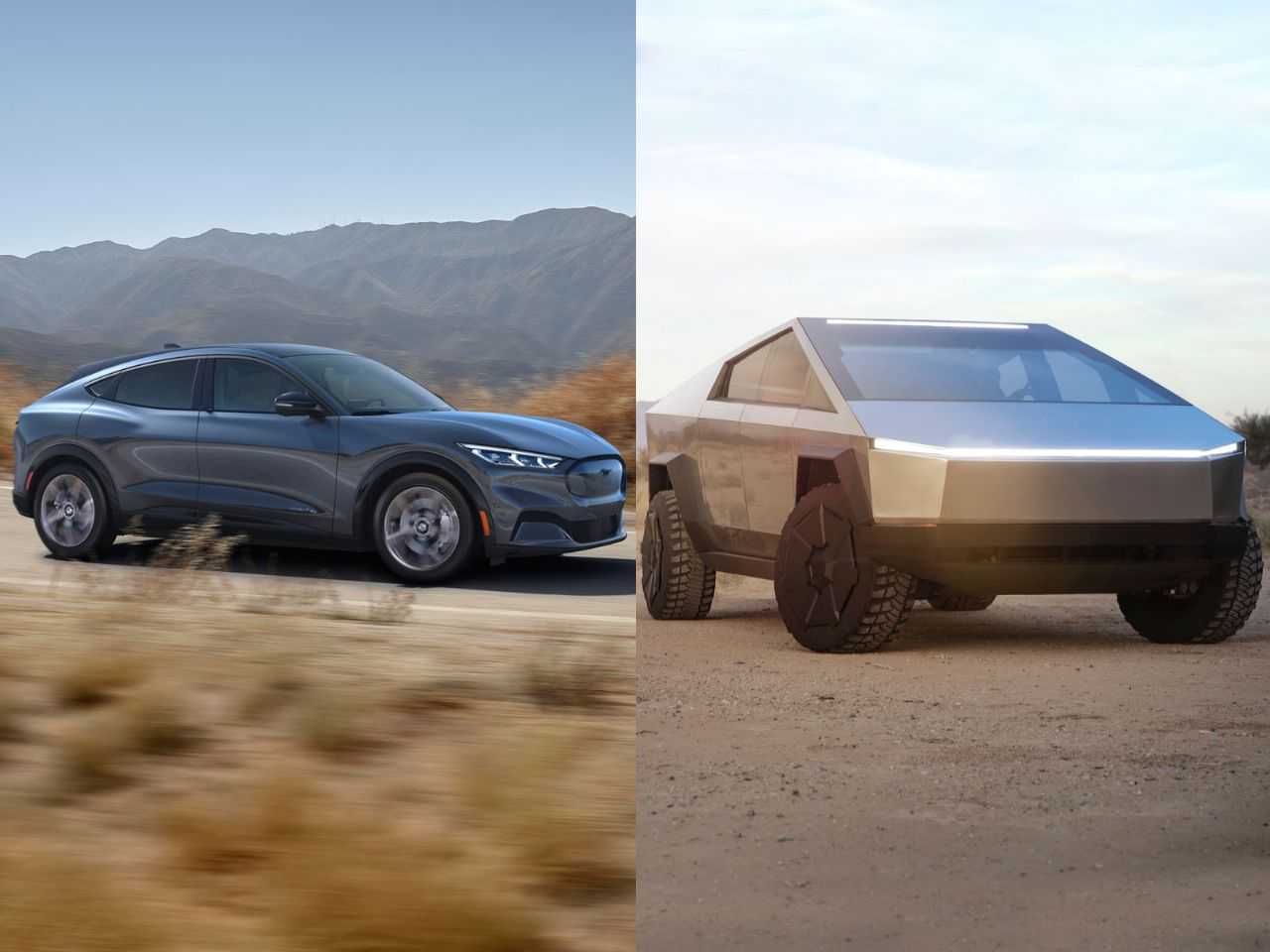 O Mustang Mach-E e a picape Cybertruck: Ford e Tesla talvez tenham passado dos limites