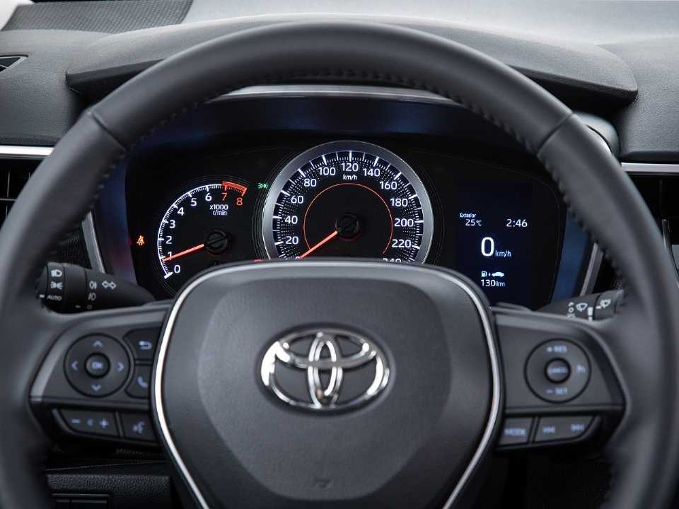 Toyota Corolla 2020 - painel de instrumentos