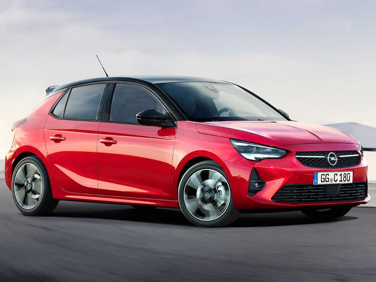 Acima a geração mais recente do Opel Corsa
